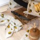 Colourful half-linen kitchen towel "Bees"